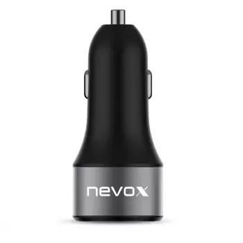 Mobiele oplader Nevox 1679 universeel zwart snelladen