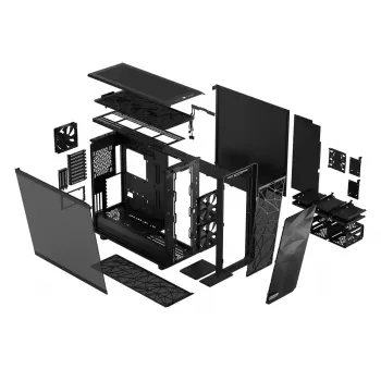 PC-behuizing Fractal Design Meshify 2 XL Light Tempered Glass Tower zwart