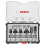 Bosch frezenset, 6-delig, 6 mm schacht