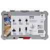 Bosch frezenset, 6-delig, 6 mm schacht