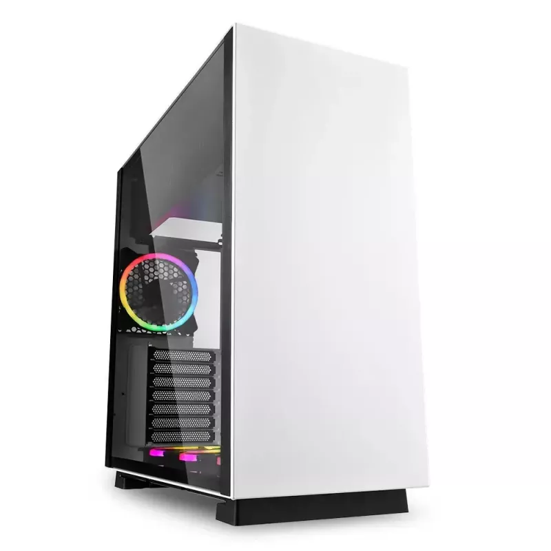PC-behuizing Sharkoon Pure Steel RGB Midi Tower wit
