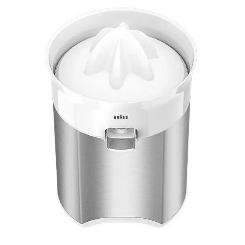 Braun CJ5050 WH elektrische citruspers 60 W metallic, wit