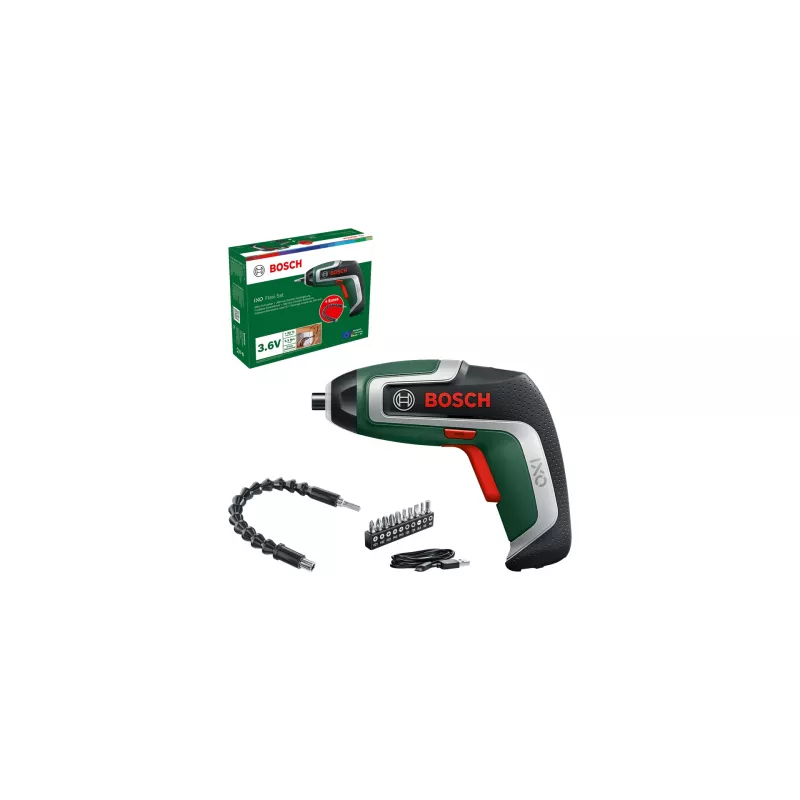 Bosch IXO 7 – 235 t/min, zwart, groen