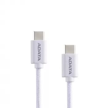 USB-C-naar-USB-C-kabel ADATA CACC-200PN-WH, USB 2.0, 2 m, wit