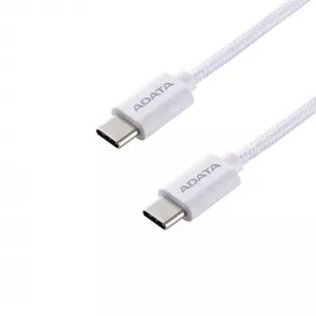 USB-C-naar-USB-C-kabel ADATA CACC-200PN-WH, USB 2.0, 2 m, wit