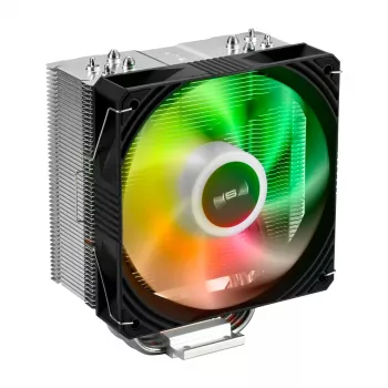 FSP NE5 processorkoeler lucht 120 mm zwart ARGB, ventilator, 12 cm, 800 RPM, 1600 RPM, 28 sone, zwart