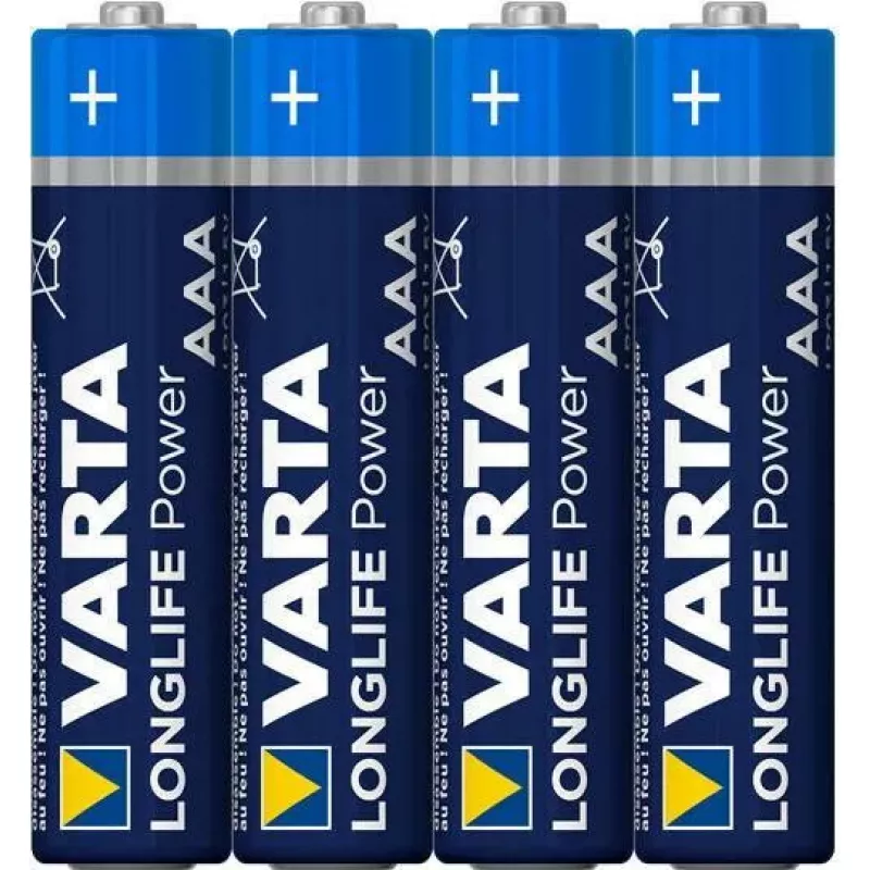 Varta Longlife Power AAA (LR03) alkalinebatterijen, 40 st. (04903121154)