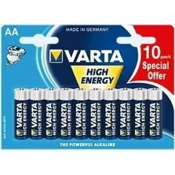 Eenmalige batterij Varta High Energy AA 10-pack