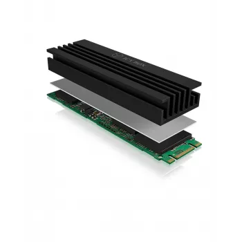 ICY BOX IB-M2HS-70 solid-state-drive koellichaam/radiator zwart 1 stk.