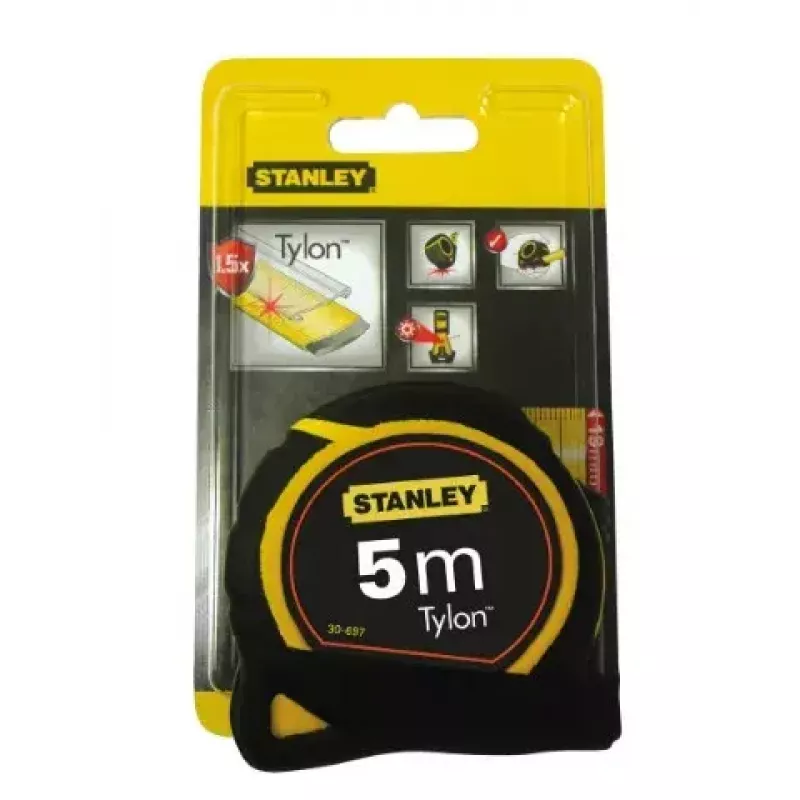 Meetlint Stanley 0-30-697 5m zwart geel