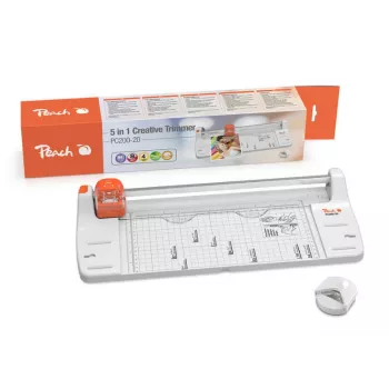 Peach 5 in 1 creatieve trimmer PC200-20, 5 vellen, oranje, wit, 1 stk.