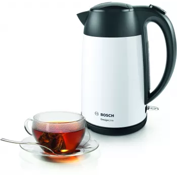 Bosch TWK3P421 elektrische waterkoker 1,7 L 2400 W zwart, wit