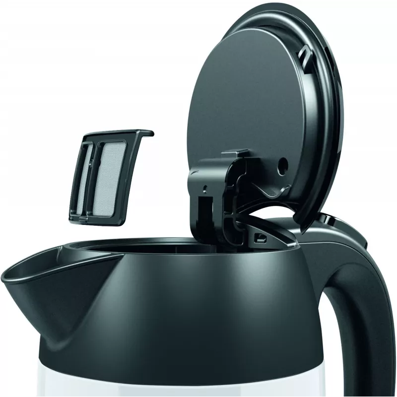 Bosch TWK3P421 elektrische waterkoker 1,7 L 2400 W zwart, wit
