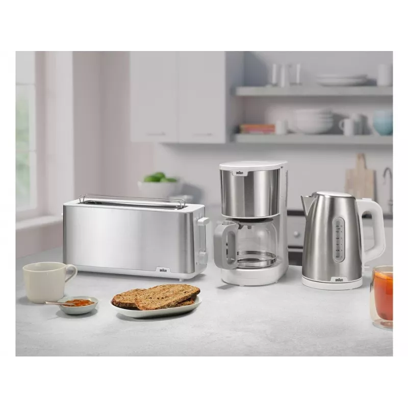 Broodrooster Braun HT 1610 1030 W roestvrij staal wit