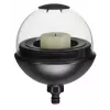 Kandelaar Gardena 11430-20 zwart transparant rond stang 1 stuk