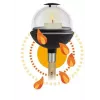 Kandelaar Gardena 11430-20 zwart transparant rond stang 1 stuk