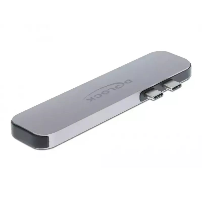 Dockingstation DeLOCK dockingstation voor MacBook dual HDMI 4K PD hub