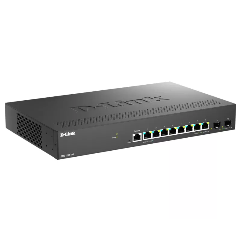 D-Link DMS-1250-10S/E netwerkswitch managed 2.5G Ethernet (100/1000/2500) zwart
