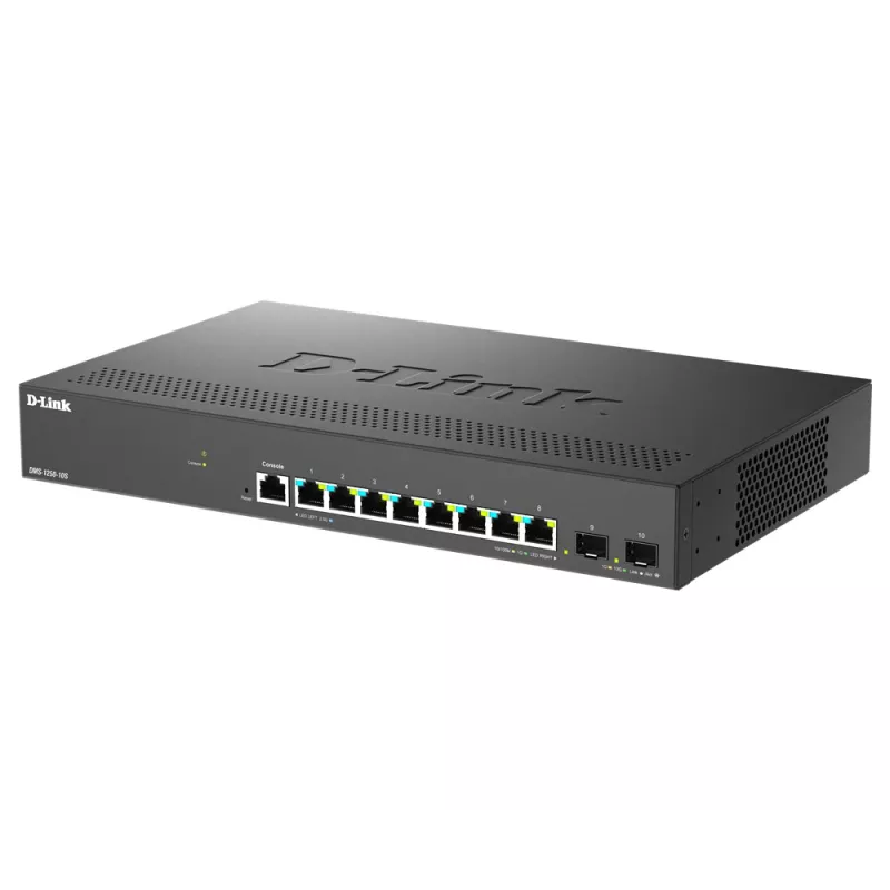 D-Link DMS-1250-10S/E netwerkswitch managed 2.5G Ethernet (100/1000/2500) zwart