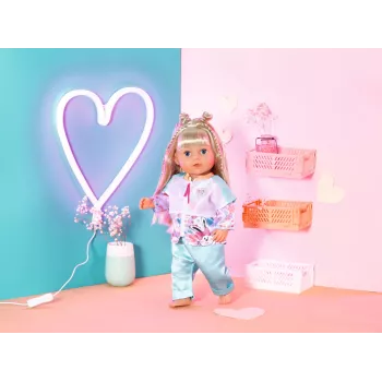 Poppenkledingset Zapf Creation BABY born Casual Outfit Aqua 3 jaar