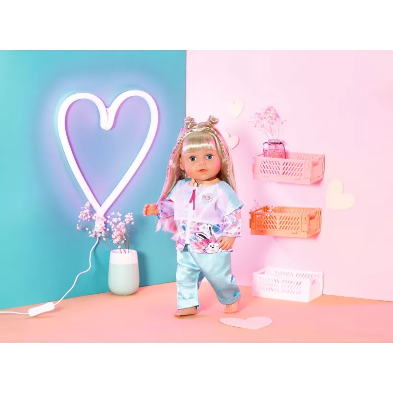 Poppenkledingset Zapf Creation BABY born Casual Outfit Aqua 3 jaar
