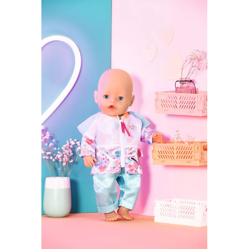 Poppenkledingset Zapf Creation BABY born Casual Outfit Aqua 3 jaar