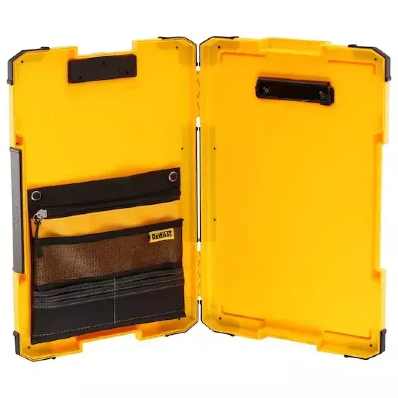 DeWALT TSTAK DWST82732-1 klembord met 180° LED-licht, geel/zwart