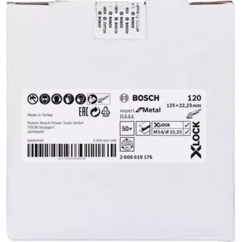Bosch X-LOCK R444 EXPERT FOR METAL slijpschijf