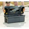 Stanley FatMax FMST81083-1 gereedschapskist met opstap, kunststof, 30 kg draagvermogen, zwart/geel