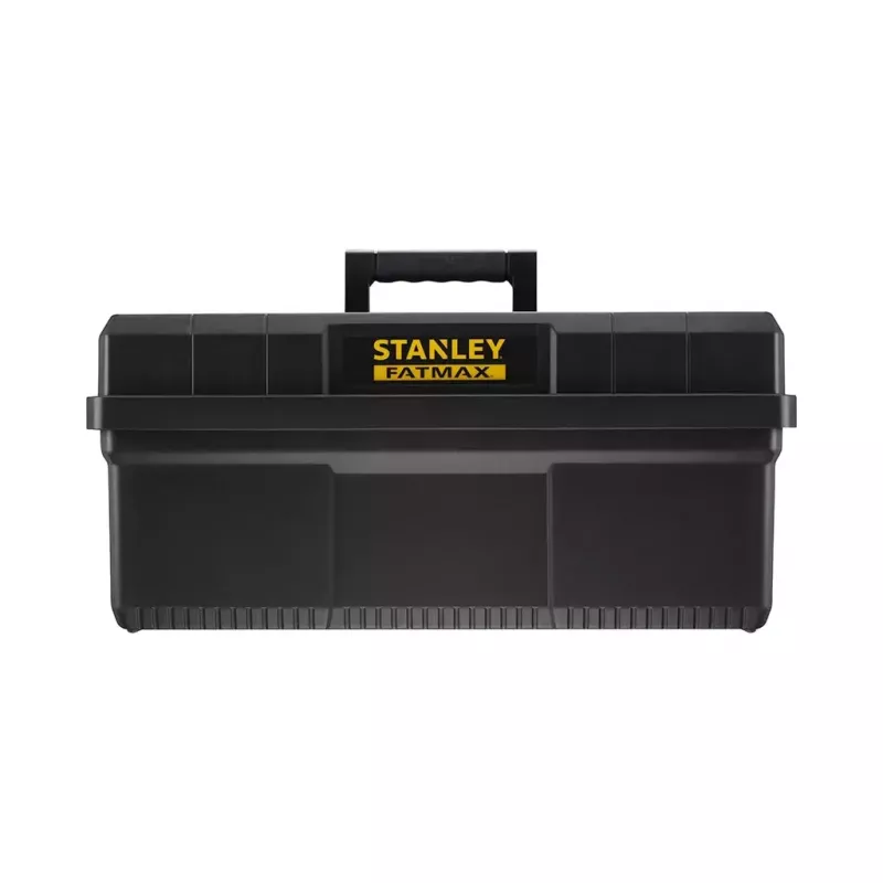 Stanley FatMax FMST81083-1 gereedschapskist met opstap, kunststof, 30 kg draagvermogen, zwart/geel