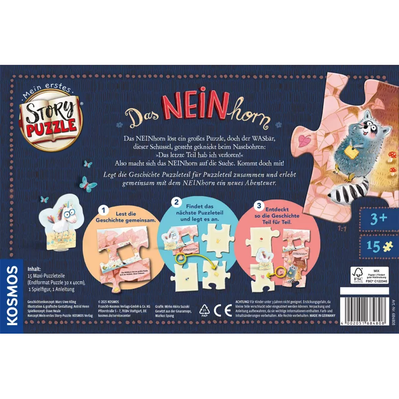 Kosmos 47856065 bordspel/kaartspel 15 min. puzzel