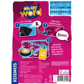 Kosmos 47856163 bordspel/kaartspel 15 min. woord