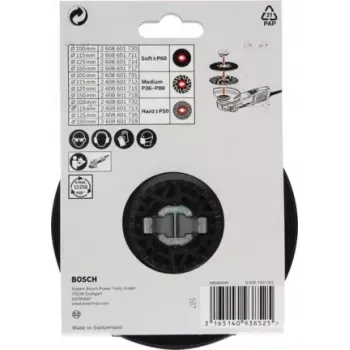 Bosch 2 608 601 713 accessoire voor haakse slijper steunschijf