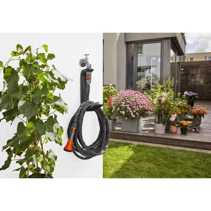 Gardena Liano TapFix slangenhouder 18590-20, zwart