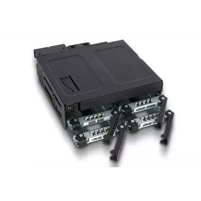 Drive-bay cover Icy Dock MB604SPO-B zwart