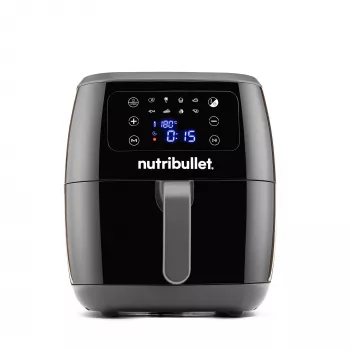 Heteluchtfriteuse NUTRIBULLET XXL Digitale heteluchtfriteuse 7 L 1800 W zwart, 8 programma's, touchbediening