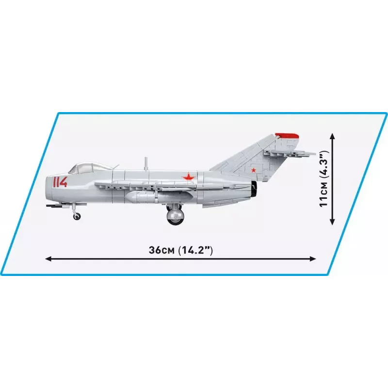 Cobi constructiespeelgoed MiG-17 NAVO-code Fresco model 5823 – bouwsteenset van Cobi