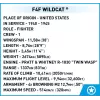Bouwstenen COBI F4F Wildcat Northrop Grumman 375 onderdelen