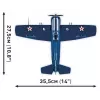 Bouwstenen COBI F4F Wildcat Northrop Grumman 375 onderdelen