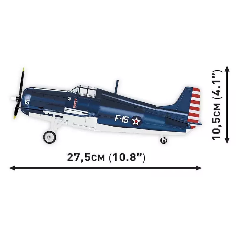 Bouwstenen COBI F4F Wildcat Northrop Grumman 375 onderdelen