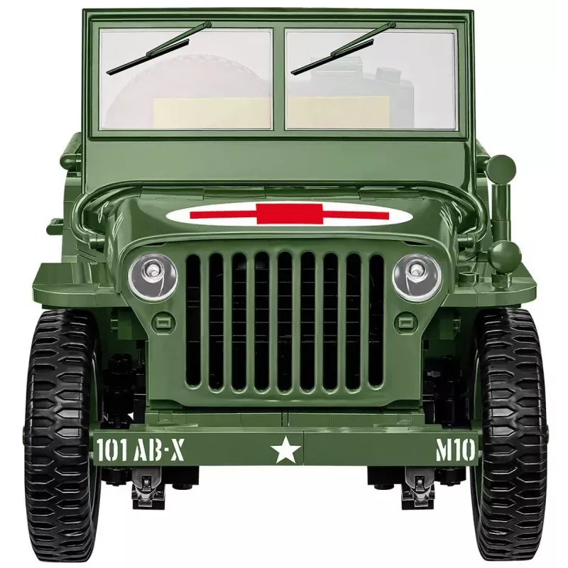 Cobi COBI-2806 Willys MB Medical bouwset, 1131 stuks, serie Historical Collection, kunststof, 10+