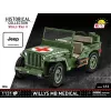 Cobi COBI-2806 Willys MB Medical bouwset, 1131 stuks, serie Historical Collection, kunststof, 10+