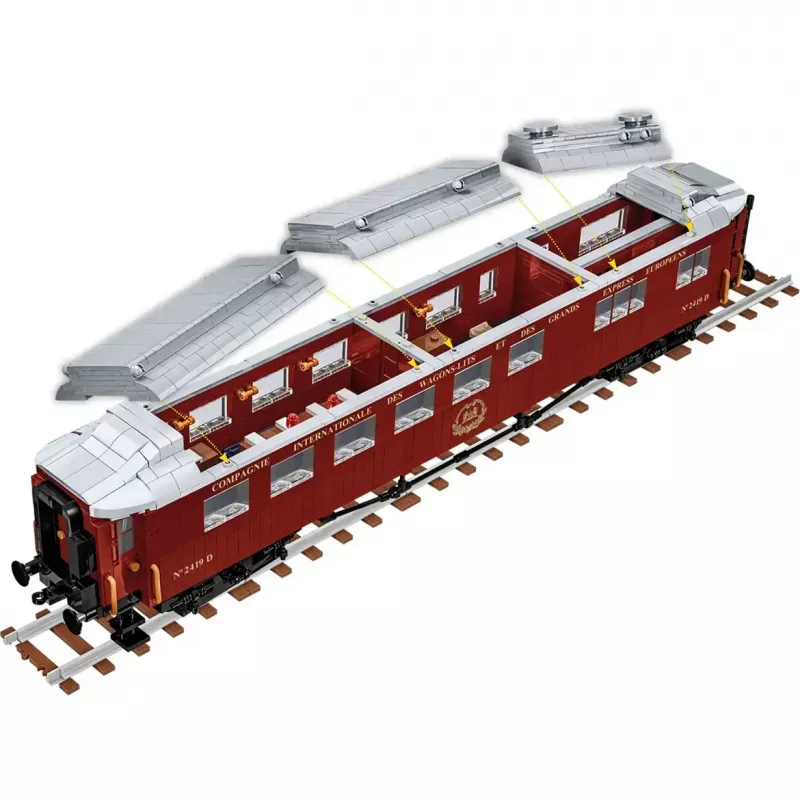 Constructiespeelgoed Cobi Compiègne Wagon 11 november 1918 COBI-6291 bouwpakket