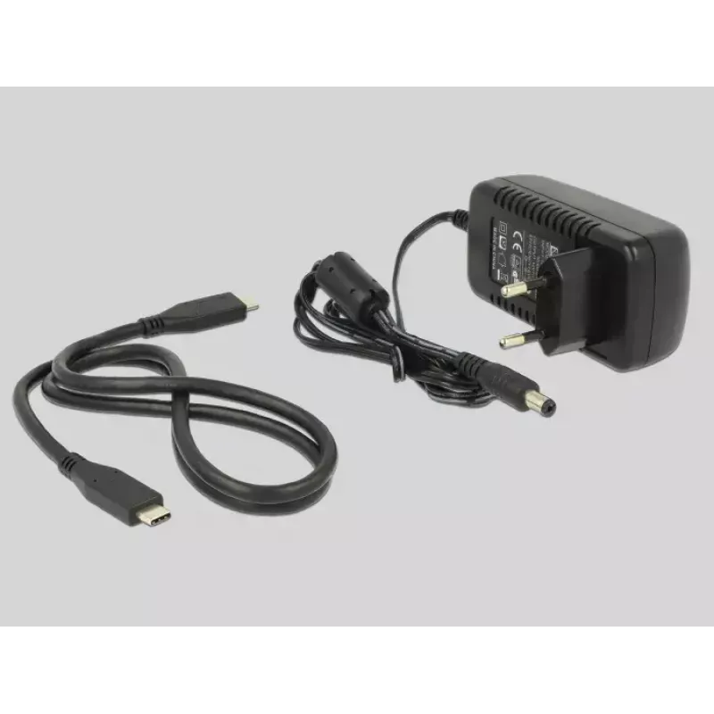 Delock - HDD-dockingstation bays: 1 - SATA 6Gb/s - USB 3.1 (Gen 2) - Zwart (63958)