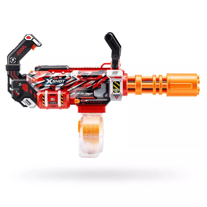 Gel Blaster Zuru XSHOT Hyper Gel Gatling Blaster – gemotoriseerde speelgoedblaster met roterende loop