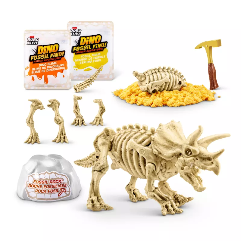 Robo Alive Fossil Find Amber Adventure, 5 jaar, vanillekleur, kunststof