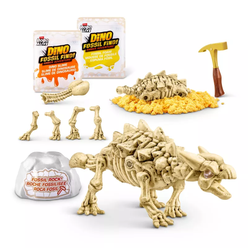 Robo Alive Fossil Find Amber Adventure, 5 jaar, vanillekleur, kunststof