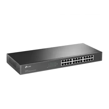 TP-Link 24-poorts 10/100Mbps rackmount netwerkswitch, unmanaged, Fast Ethernet (10/100), full-duplex, rackmontage, 1U