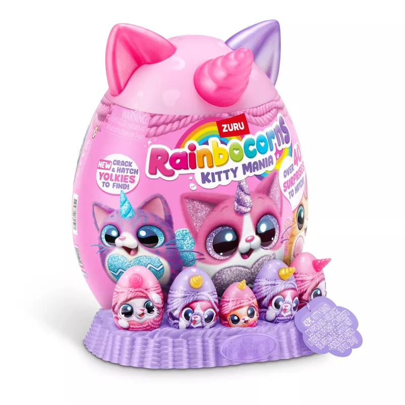 Knuffel Zuru Rainbocorns Kitty Mania, veelkleurig, vanaf 3 jaar