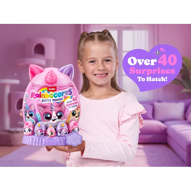 Knuffel Zuru Rainbocorns Kitty Mania, veelkleurig, vanaf 3 jaar